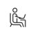 illustration of a person sitting at a desk