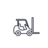 illustration of a forklift
