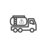 illustration of a hazardous waste truck