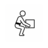 illustration of person lifting box