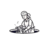 illustration of a person drilling