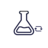illustration of beaker next to refresh symbol