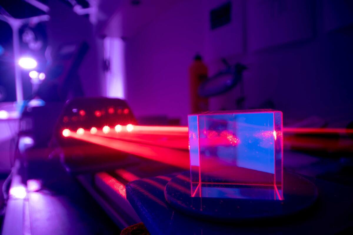 Laser experiment