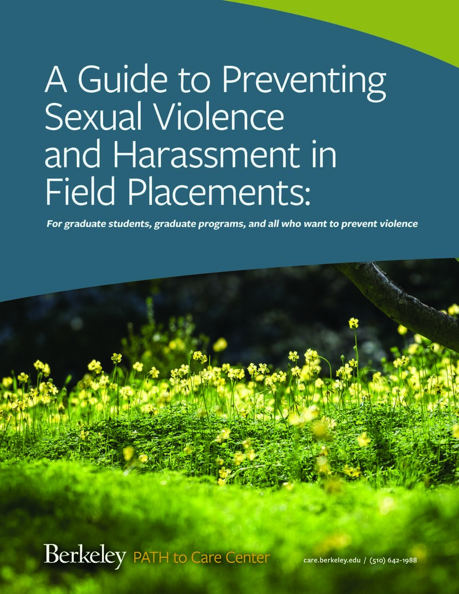 A Guide to Preventing Sexual Violence and Harassment in Field Placements