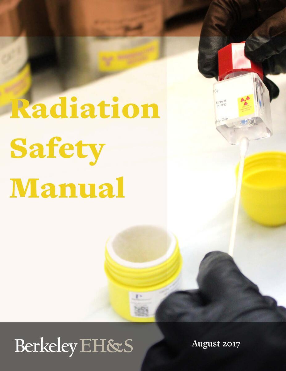 radiation safety manual august 2017