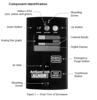 airgard 335 digital gauge features